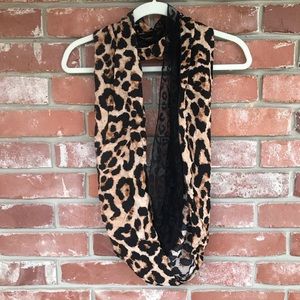 Cheetah Print Infinity Scarve